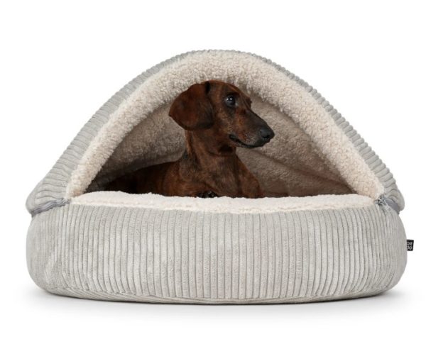 Hundebett - Shell Cord - Hundehöhle in 4 Farben – Bild 4