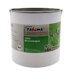 Pahema-Bio Gerstengraspulver-Hund-Katze-Nahrungsergaenzung