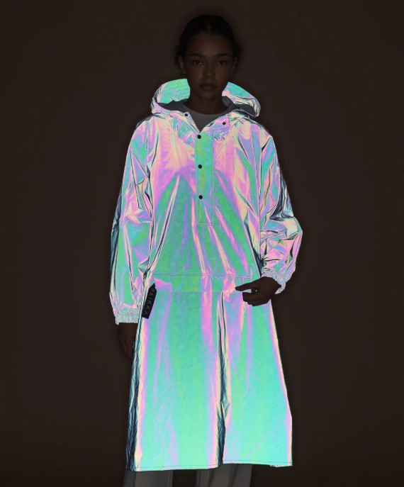 PAIKKA Regenponcho Green Leo one Size – Bild 3