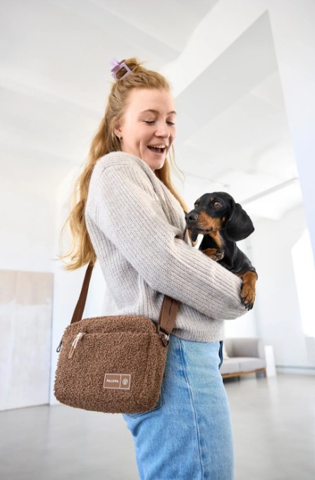 Palopa - LECKERLIBEUTEL-NOKA - Gassitasche - Teddy Fleece - braun - limited Edition – Bild 8