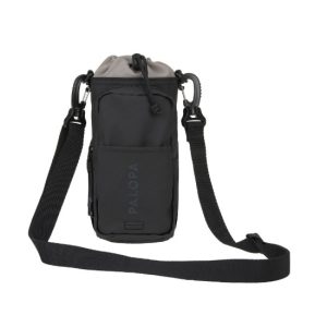 Palopa-Gassitasche-Leckerlibeute-Leckerlitasche-umweltfreundlich-stylish-Hund-unterwegs-Hundespaziergang-Trinkflaschenhalter-schwarz-3