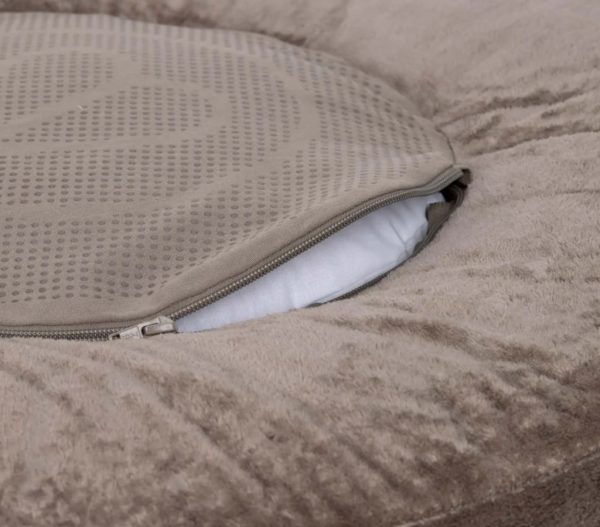 Palopa - Hundebett rund - Kuschelbett - Hundedonut - Fippa - taube – Bild 3