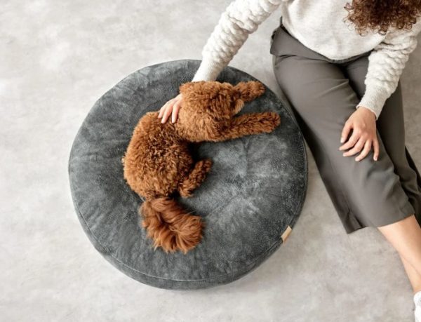 Palopa - Hundebett rund - Kuschelbett - Hundedonut - Fippa - anthrazit – Bild 5