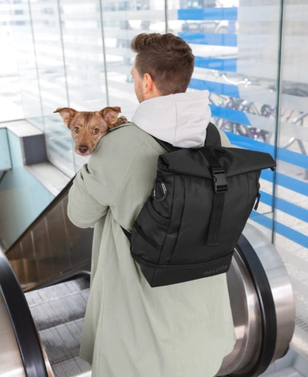 Palopa - Rolltop Rucksack - Yoska - schwarz – Bild 4