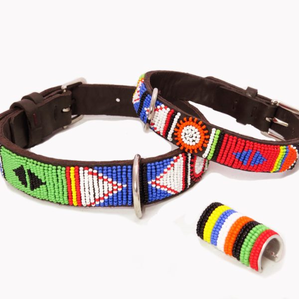 Hundehalsband - Perlenhalsband Albert - multicolor