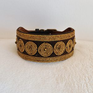 Perlenhalsband-Hundehalsband-Afrika-Kenya-Masia-Handmade-gold