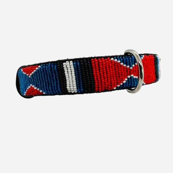 Perlenhalsband-Masai-Afrika-Hundehalsband-Halsband-gestickt-bestickt-handmade-leder-rot-blau-weiss-schwarz-Jack-1