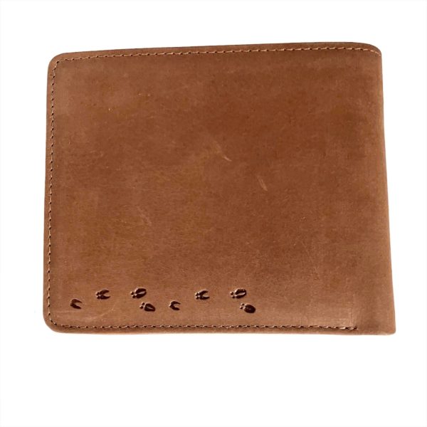 Pfoetli Shop-Gelbeutel-Geldboerse-Portemonnaie-Wildtier-Rehbock-Jagd-Geweih-Leder-braun-ganz-1