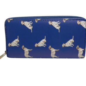 Pfoetli-Shop-Geschenk-Hundeliebhaber-Hundenarr-Hundefreund-Geldbeutel-Geldbörse-Portemonaie-Labrador-blau