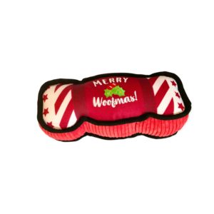 Pfoetli Shop-Hund-Hundespielzeug-Spielzeug-Weihnachten-Merry woofmas-Knochen