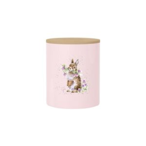 Pfoetli Shop-Wrendale Design-Kerze-Duftkerze-Glas-wiederverwendbar-verschliessbar-Geschenk-Geschenkidee-Kaninchen-rosa