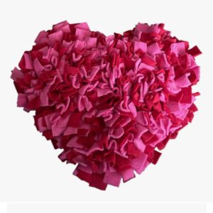 Schnueffelteppich-Schnueffelrasen-Spielzeug-Inteliegenzsspielzeug-Hundespielzeug-Beschaeftigung-herz-rot-pink