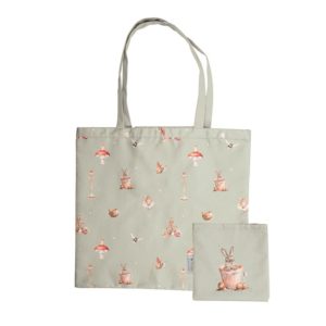 Shopping Bag-faltbarer Shopping Bag-Baumwolle-Wrendale Design-Pfoetli Shop-Geschenk-umweltfreundlich-Einkauf-Kaninchen