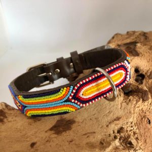 Simomilano-Hundehalsband-Perlenhalsband-Afrika-Masai-Handwerk-Kunsthandwerk-Perlen-New masai