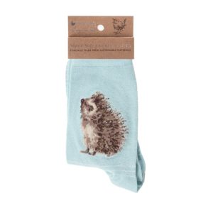 Sock-Wrendale Designs-Bambussocken-Bambus-Socken-Damen-Einheitsgroesse-Geschenk-Gift-Igel-mint