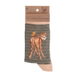 Wrendale Design - Bambus Socken - Cow