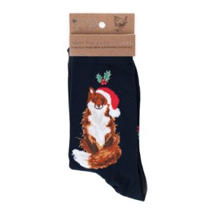 Sock-Wrendale Designs-Bambussocken-Bambus-Socken-Damen-Einheitsgroesse-Geschenk-Gift-Weihnachten-Fuchs