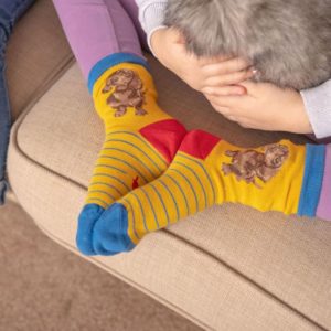 Socken-Wrendale-Designs-Bambussocken-Bambus-Socken-Damen-Einheitsgroesse-Geschenk-Dackel