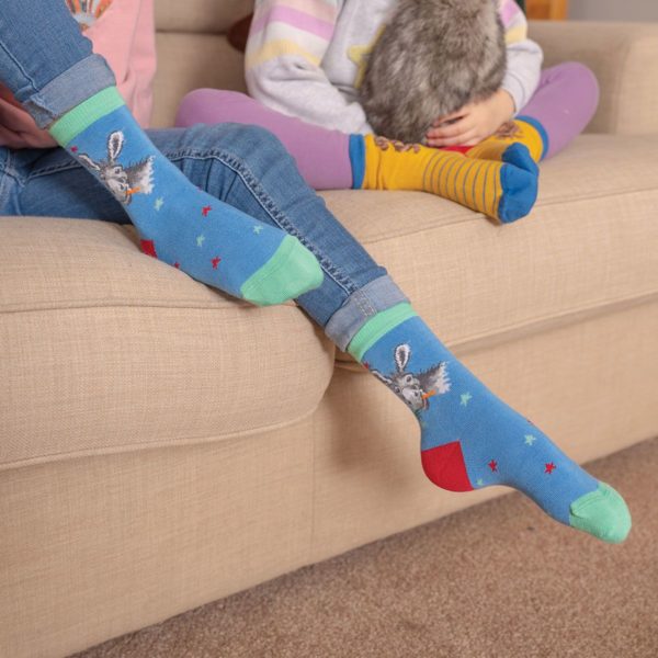 Socken-Wrendale-Designs-Bambussocken-Bambus-Socken-Damen-Einheitsgroesse-Geschenk-Esel