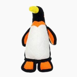 Spielzeug-Hundespielzeug-Hund-Spass-Hundespass-dauerhaft-schwimmt-Pinguin-weiss-schwarz-orange-mittel