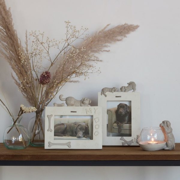 Happy House - Windlicht - Teelicht - Hund und Eichhörnchen – Bild 2