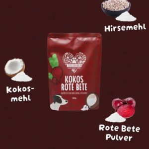 Tierliebhaber - Backmischung Hundekekse rote Beete und Kokos