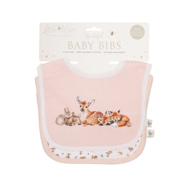 Wrendale Design - Baby Lätzchen - Little Forest - rosa – Bild 3