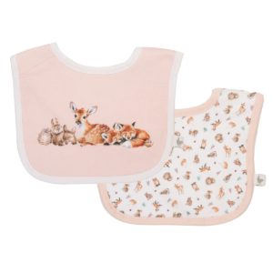 Wrendale-Design-Baby-Saeugling-Geschenk-Hanna Dale-Laetzchen-rosa-Tiere-Bambi