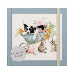 Wrendale Design - Passwortbuch - Sleeping on the Job - Border Collie