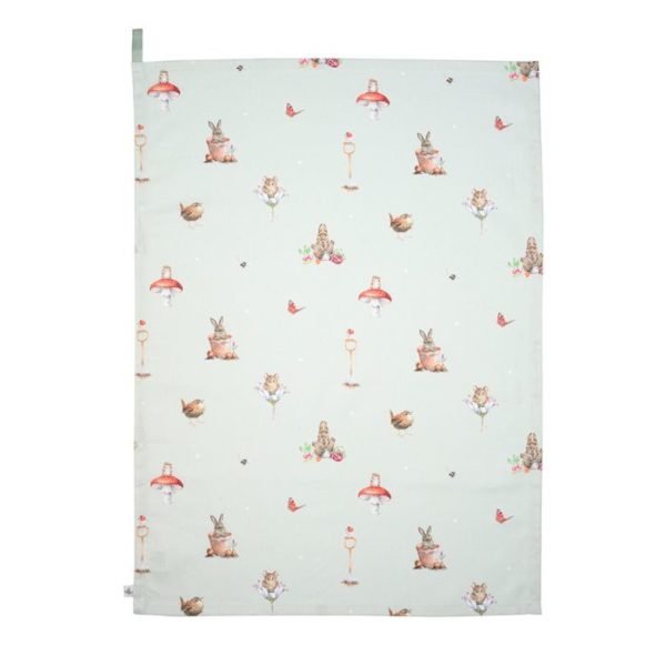Wrendale Design - Geschirrtuch - Kaninchen - Maus - Pilz – Bild 3