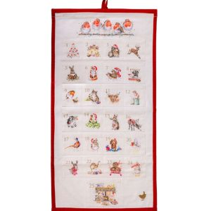 Wrendale Design-Pfoetli Shop-Hannah Dale-Adventskalender-illustriert-Hund-Katze-Esel-Ente-Igel-selber befuellen