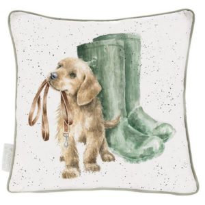Wrendale Design-Pfoetli Shop-Kissen-Cushion-40cm-Hund-Hundeliebhaber-Hopeful-1