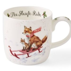 Wrendale Design-Pfoetli Shop-Tasse-Mug-Fine bone China-Fuchs