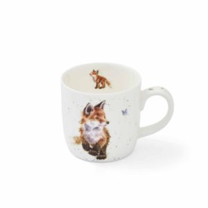 Wrendale Design-Pfoetli Shop-Tasse-Mug-Fine bone China-Fuchs-Fox-weiss