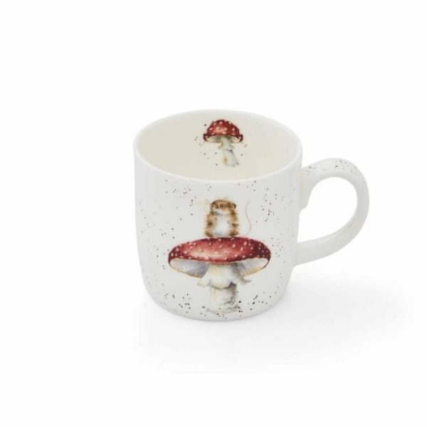 Wrendale-Design-Pfoetli-Shop-Tasse-Mug-Fine-bone-China-Maus-Pilz-weiss-rot-braun
