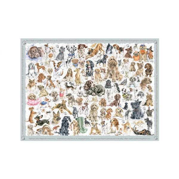 Wrendale Design - Puzzle - Tiere - A dogs life – Bild 2