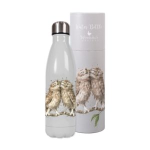 Wrendale Design-Wasserflaschen-Thermosflaschen-Water Bottle-500ml-pfoetli shop-Eulen-Owls