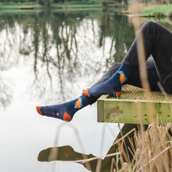 Wrendale Design - Bambus Socken - Eisvogel - blau – Bild 2