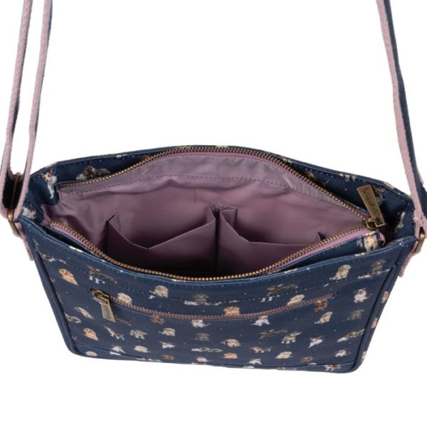 Wrendale Design - Gassitasche - Umhängetasche - blau - Hundemuster – Bild 4