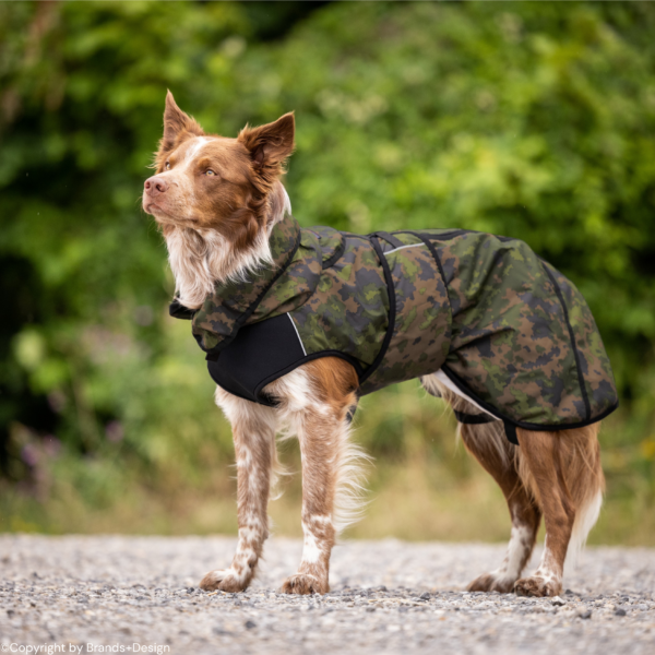 Hundemantel Active Cape Elastic ligth camouflage