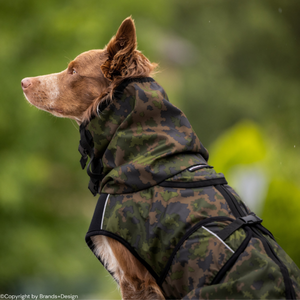 Hundemantel Active Cape Elastic ligth camouflage – Bild 3