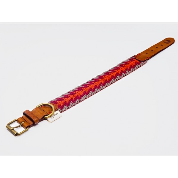 Buddys Peruvian Hundehalsband Arrow orange – Bild 3
