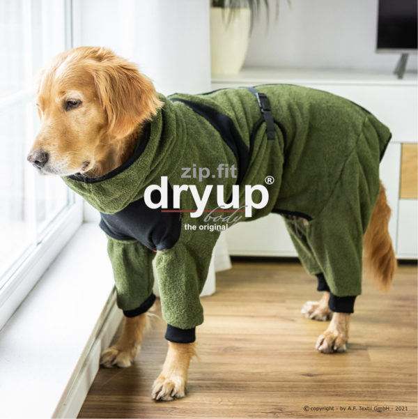 DRYUP body Zip.Fit Trockenbody grau/bordeaux/moosgrün/petrol – Bild 8