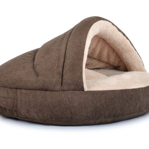 shell-hundebett-katzenbett-kuschlig-warm-komfortabel-hoehle-braun-beige