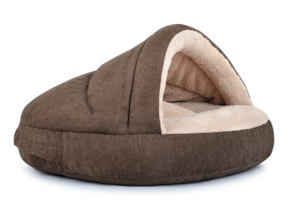 shell-hundebett-katzenbett-kuschlig-warm-komfortabel-hoehle-braun-beige