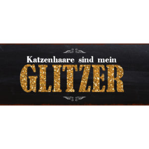 metallschild-tuerschild-katzenhaare-sind-mein-glitzer-tierisch-haustier-katze