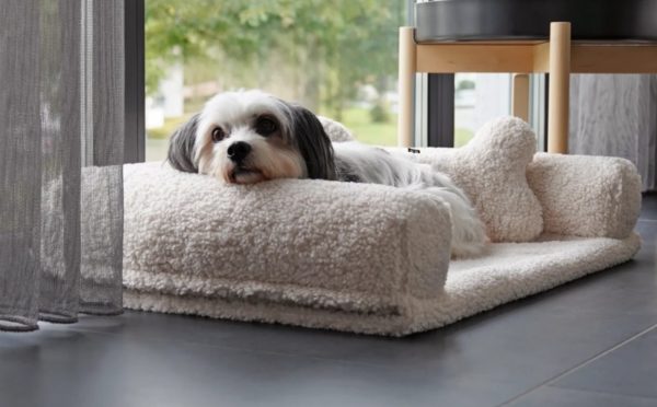 Sofaschutz Dakota Woolly in taupe - anthrazit - silber - creme