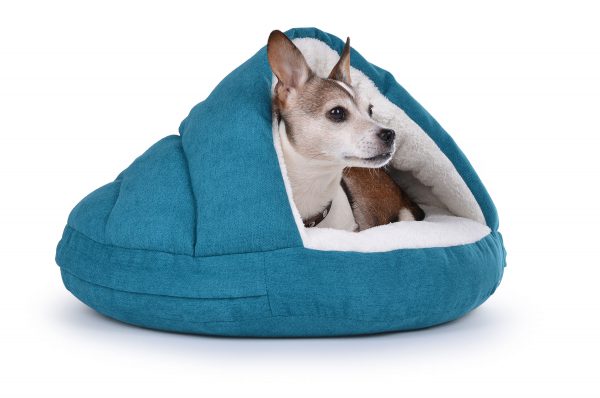 shell-hundebett-katzenbett-kuschlig-warm-komfortabel-hoehle-petrol