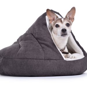 shell-hundebett-katzenbett-kuschlig-warm-komfortabel-hoehle-braun