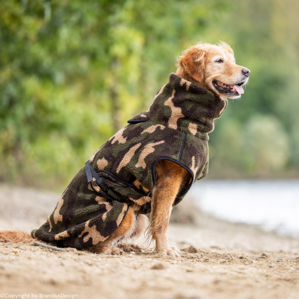 Warmover Fleece Cape XS bis 77cm - camouflage – Bild 3